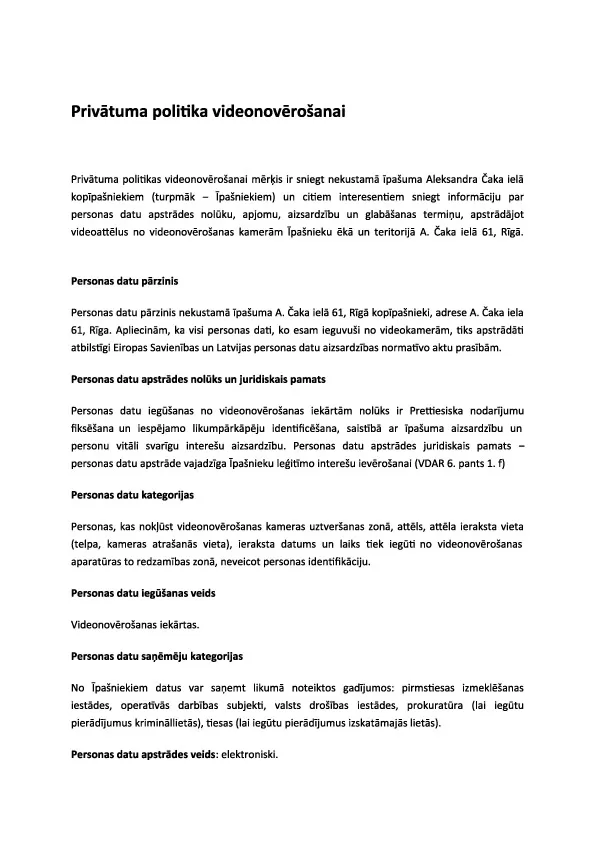 Privātuma politika
